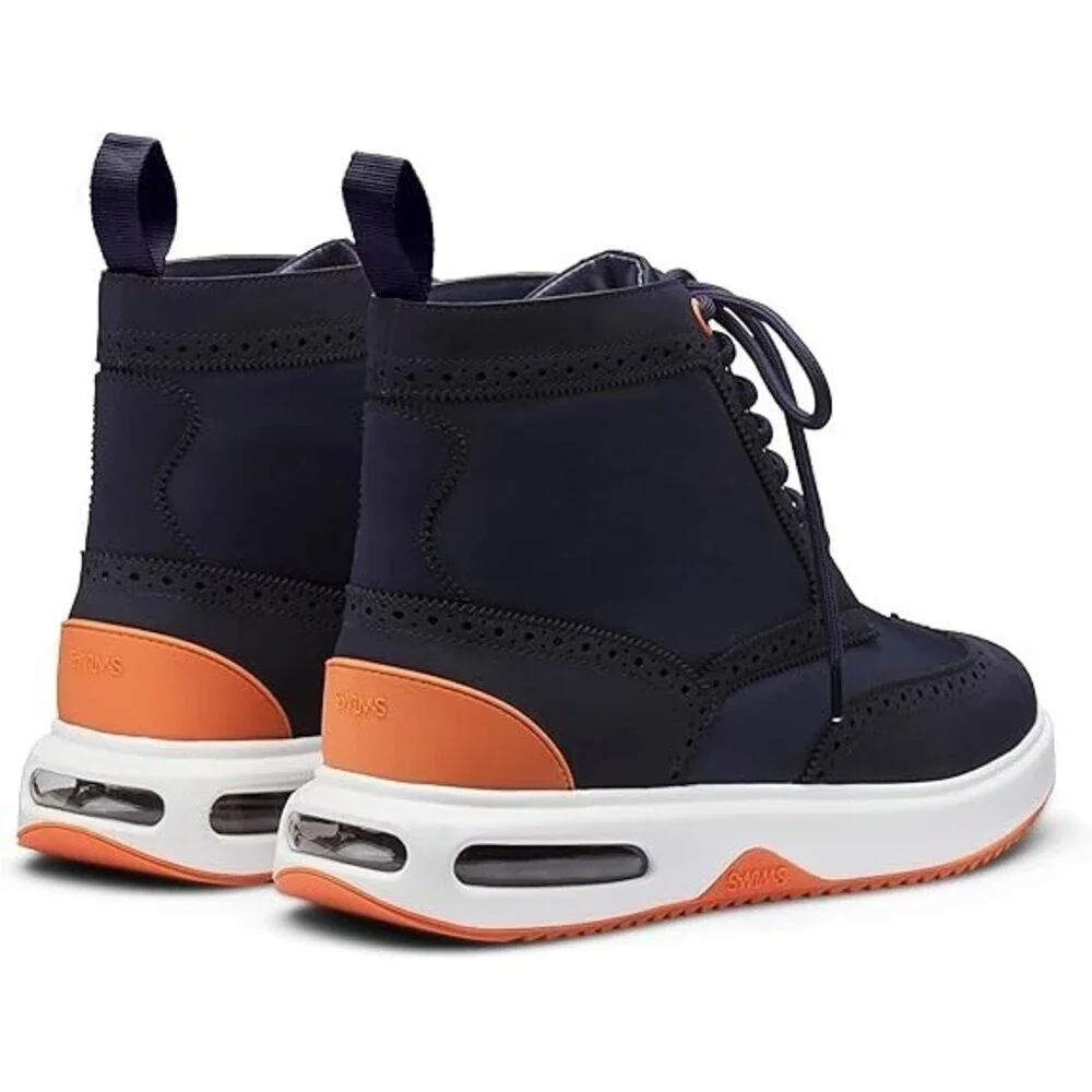 Swims Charles Hybrid Boot Men's US 8 Navy Blue Everyday Walking Shoes JOBB952